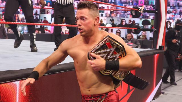 The Miz runs away from his match against Bobby Lashley: Raw, Mar. 1, 2021 background