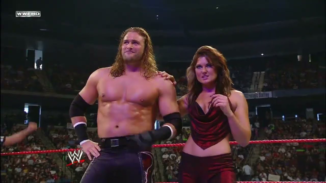 Raw: 6/16/2008 Paul Burchill & Katie Lea vs Mr.Kenny & Mickie James 