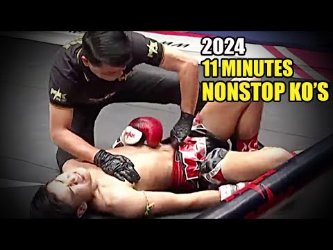 11 Minutes of Nonstop MMA KO's of 2024 ! background