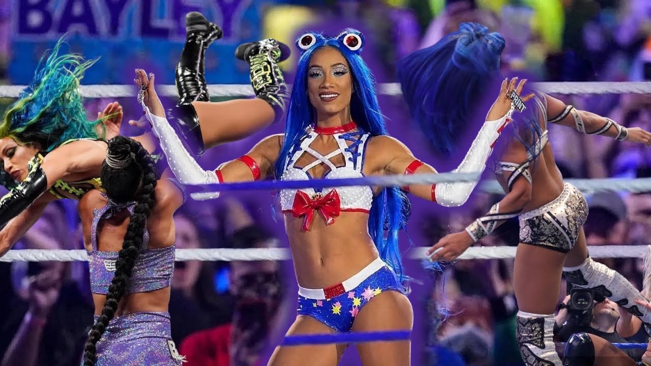 SASHA BANKS ATTACKS background