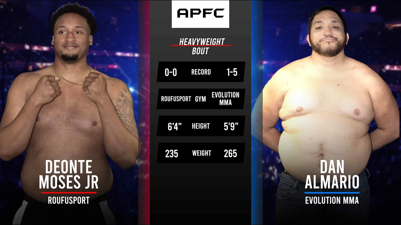 FIRST ROUND FINISH! DEONTE MOSES JR vs DAN ALMARIO | #APFCRMBL background