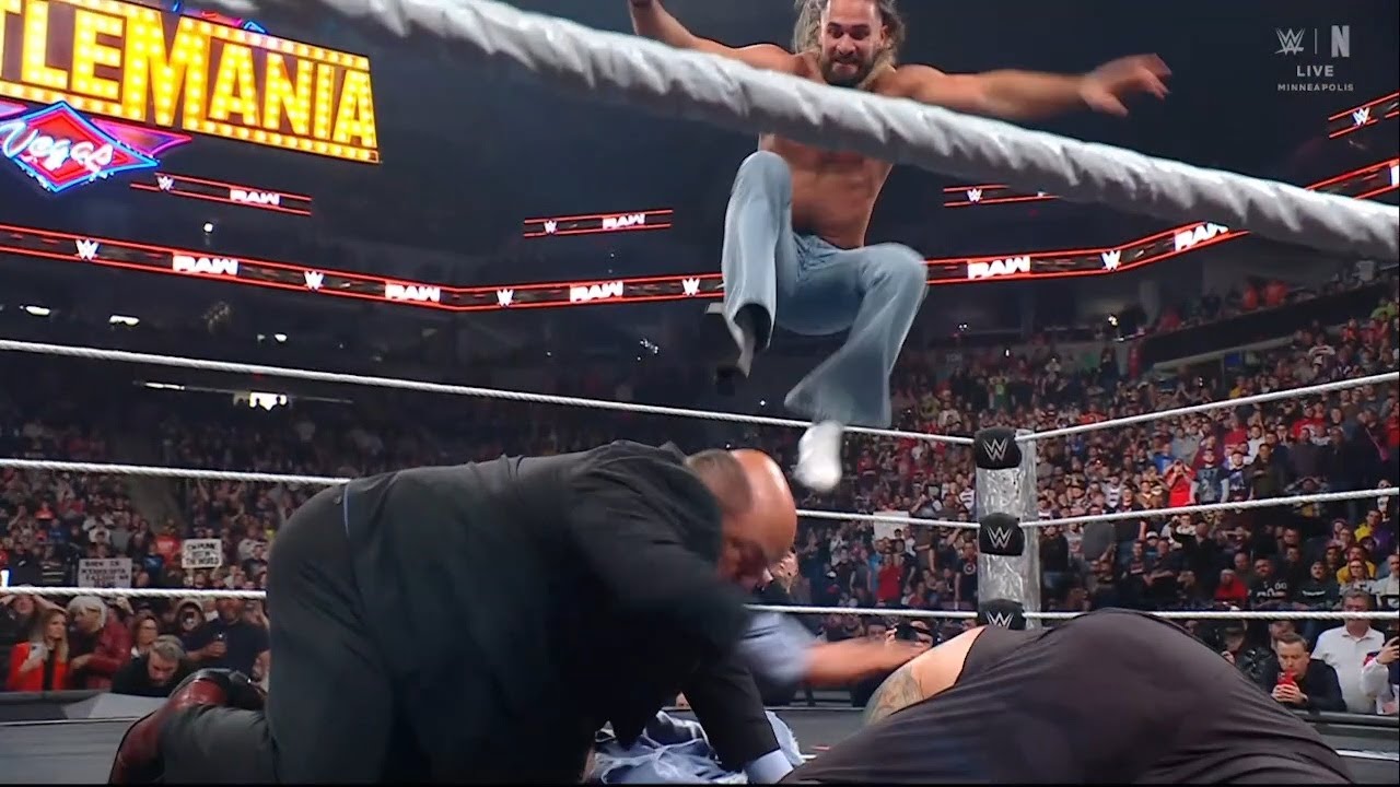 Seth Rollins confronta Paul Heyman Parte 2 - WWE RAW 7 de Abril 2025 Español