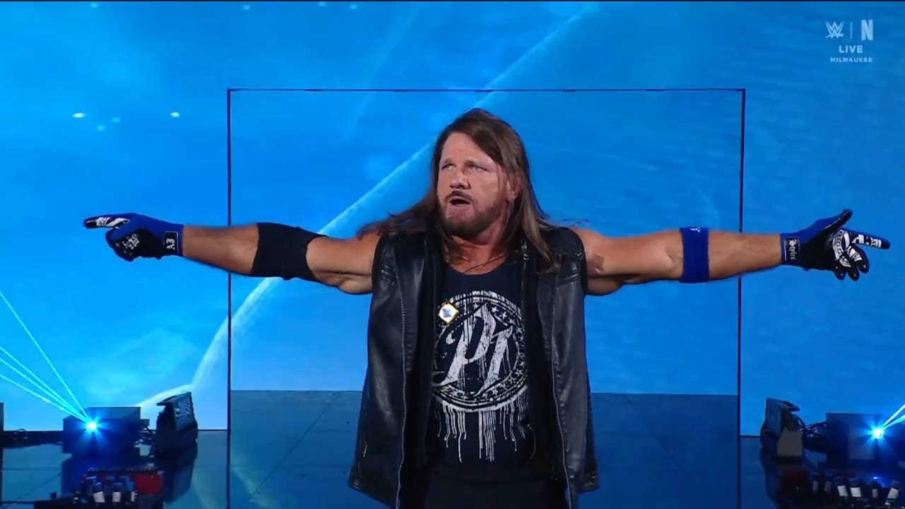 AJ Styles Entrance - WWE RAW | Sep. 8, 2025 background