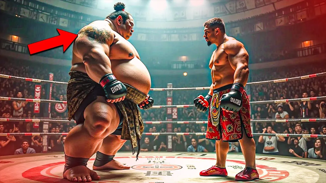 When Sumo Wrestlers Fight Against MMA Boxers