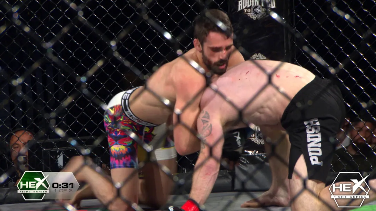 HEX 20 Highlights - Michael Mannu vs Jason Petropoulos backdrop