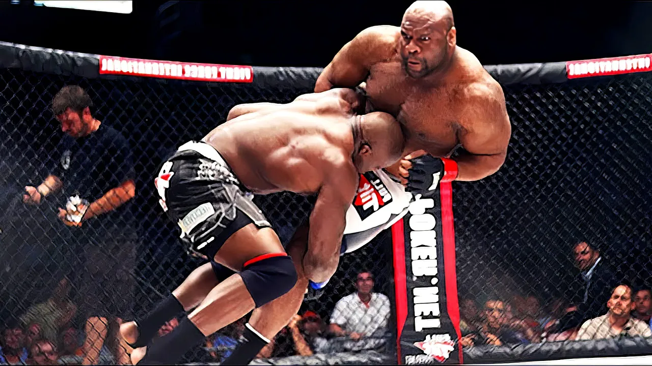 Bobby Lashley (USA) vs Bob Sapp (USA) | KNOCKOUT, MMA fight, HD background