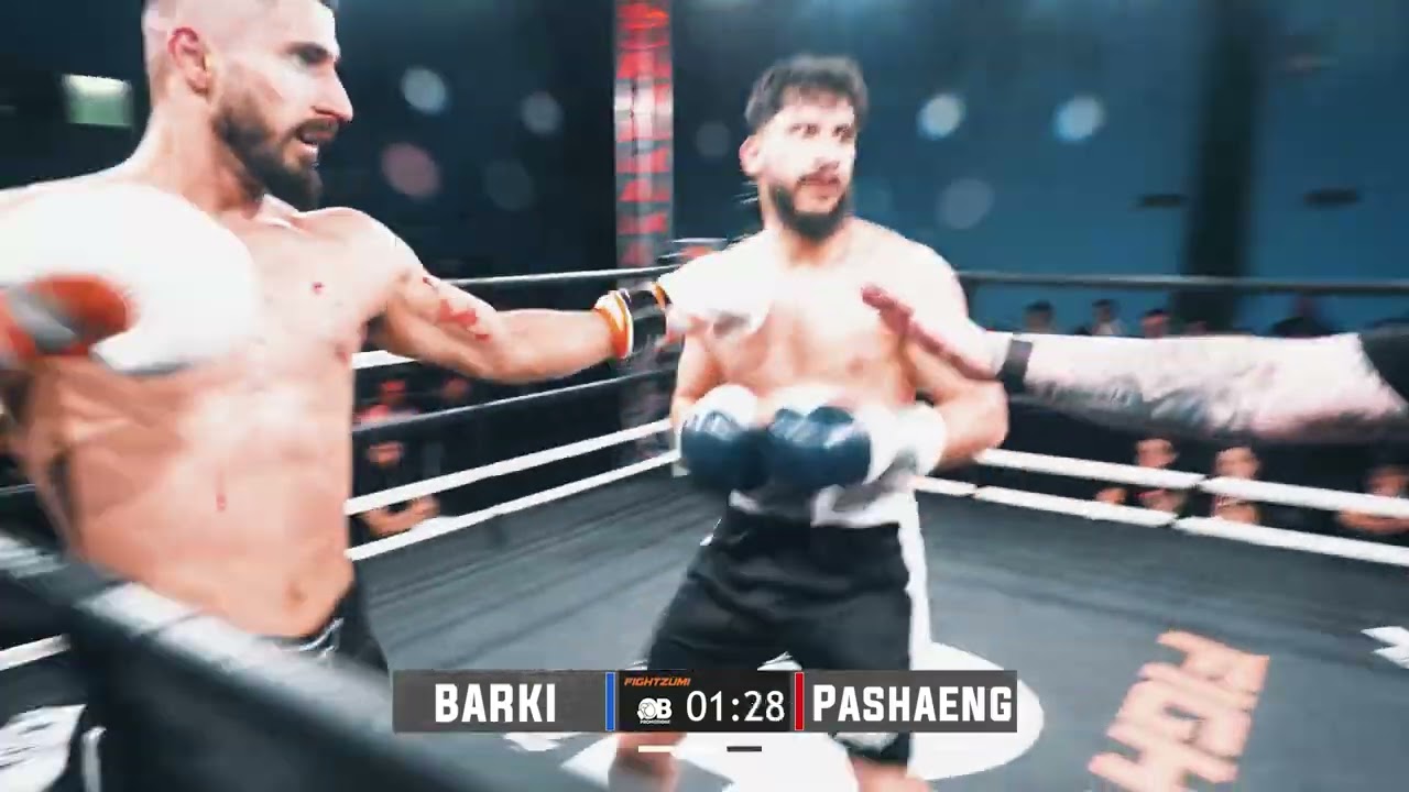 FIGHTER REFUSES TO QUIT AFTER INJURY | Arslan Barki vs Siamand Pashaeng | FULL FIGHT background