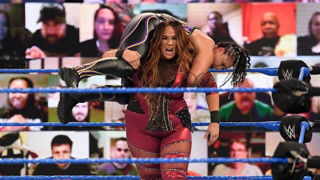 Nia Jax vs. Tamina: SmackDown, April 9, 2021 background