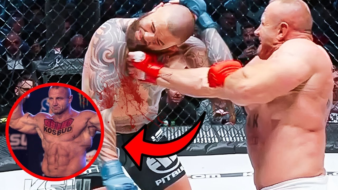 Le MONSTRE du Strongman Mariusz Pudzianowski CHOQUE le MMA en Démolissant ses Adversaires ! background