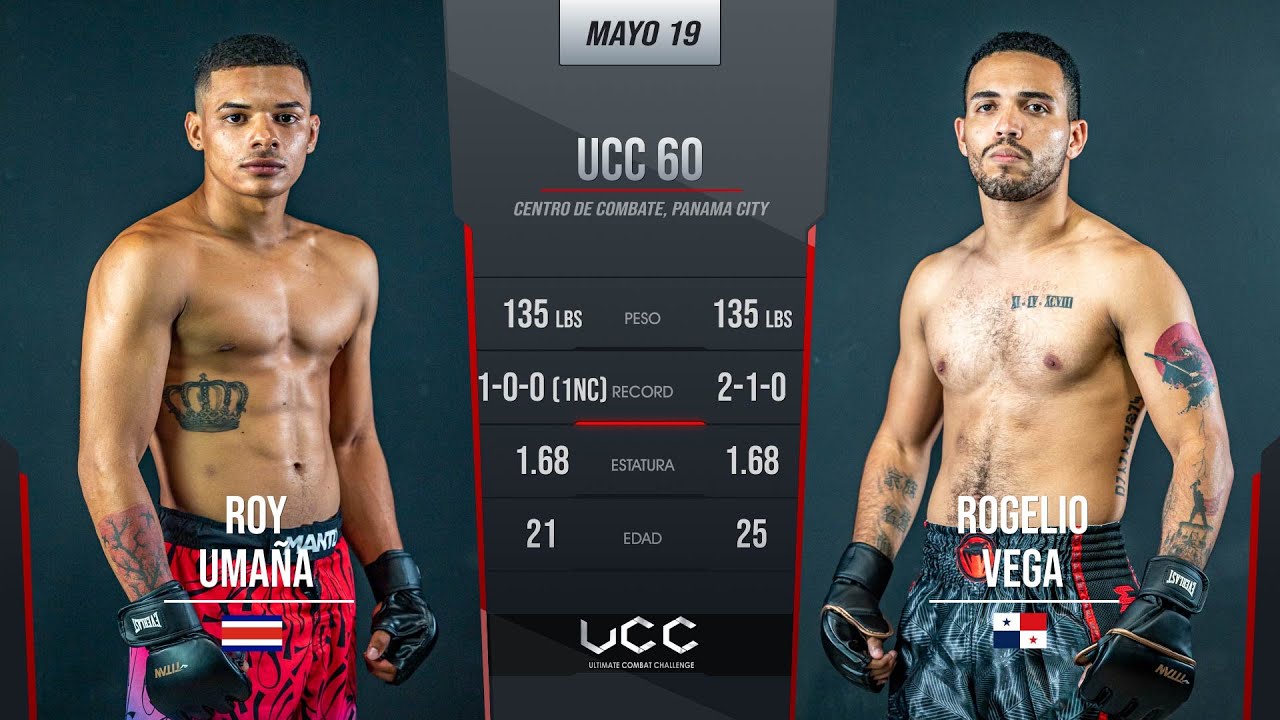 MMA - EXPLOSIVA PELEA - ROY UMAÑA vs ROGELIO VEGA. MMA - Full Fight - UCCLATAM - Free - UCC60 background