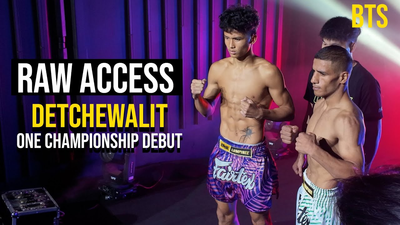 Raw Access - 17yr Old Detchewalit ONE Championship debut background