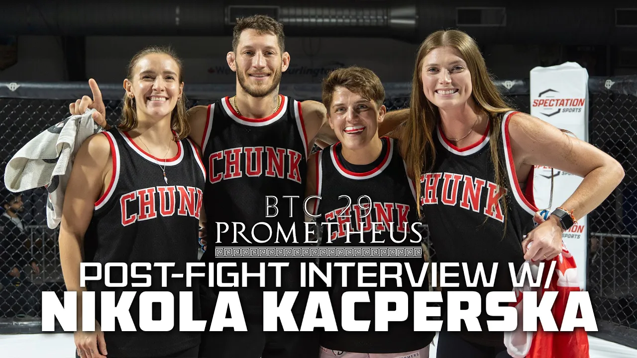 BTC 29 Post-Fight Interview #9: Nikola Kacperska backdrop