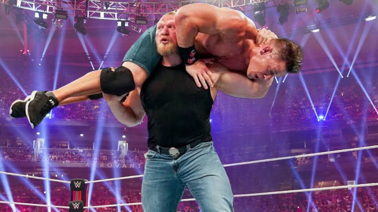 Brock Lesnar Returns & Attack John Cena Undisputed Championship Match WWE 2025 Raw Highlights