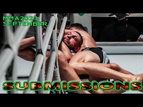 MMA Submissions of September 2023
