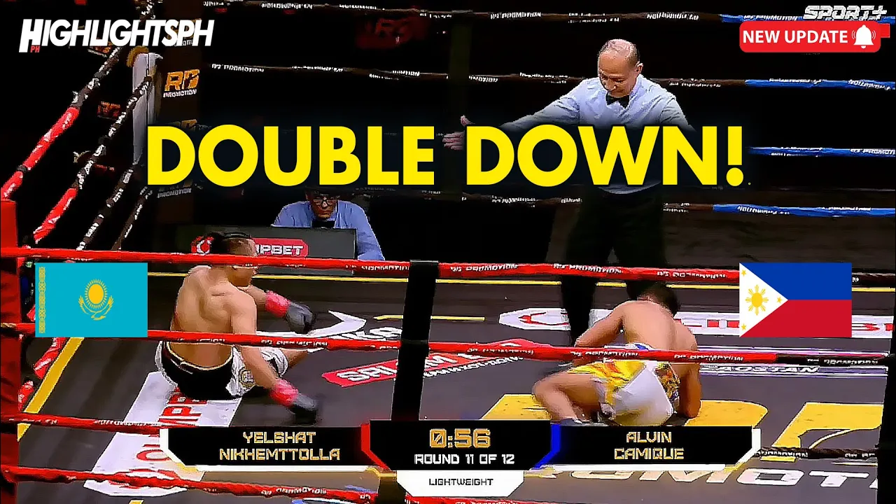 New Fight: Binugbog ng Pinoy! (11-4) 🇵🇭Alvin Camique vs (21-0) 🇰🇿Yelshat Nikhemttolla