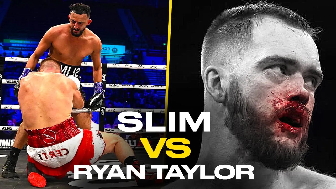 When Trash Talk Goes WRONG: Slim Vs Ryan Taylor backdrop