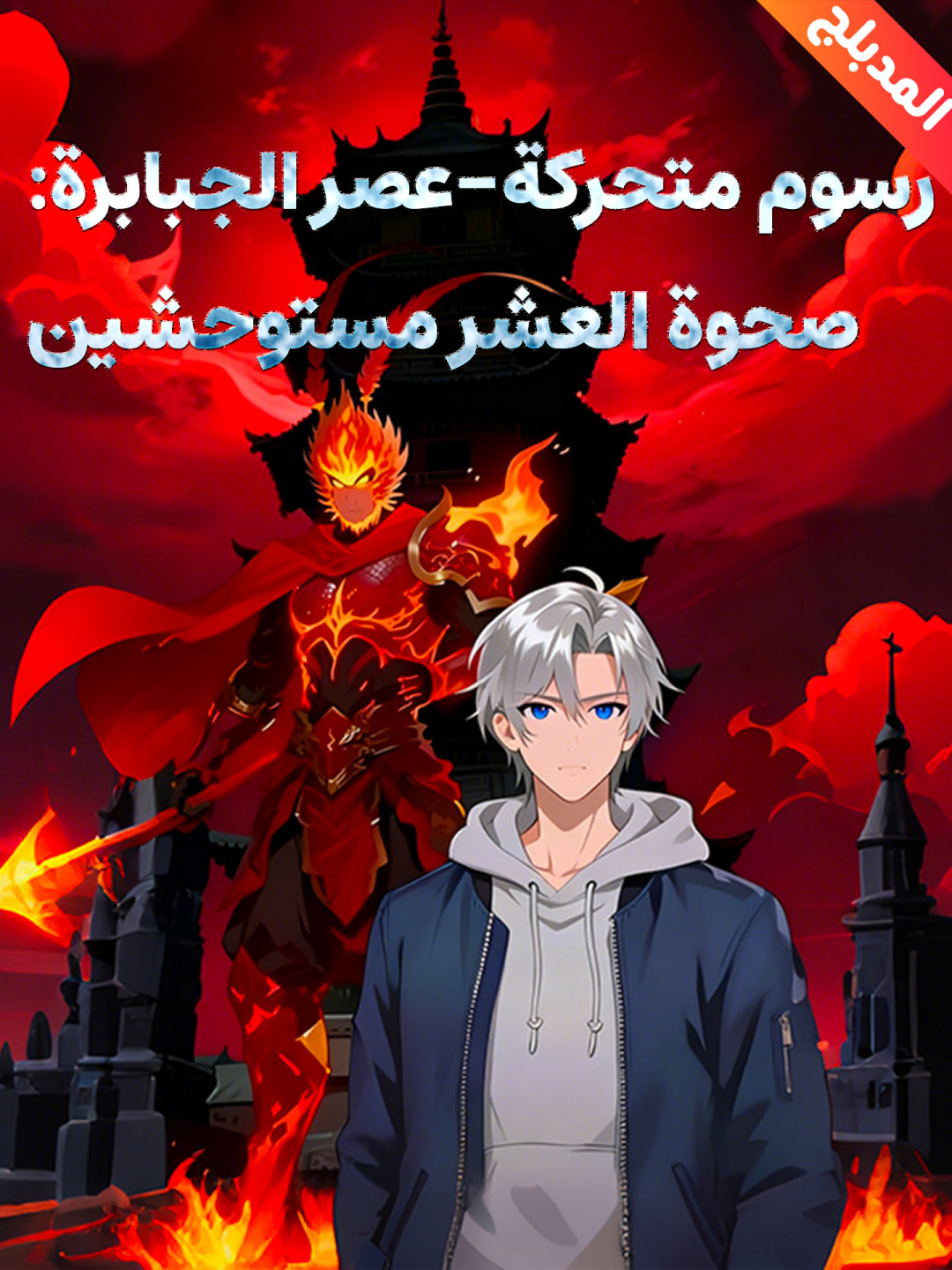 المدبلج-رسوم متحركة-عصر الجبابرة: صحوة العشر مستوحشين — blurred background