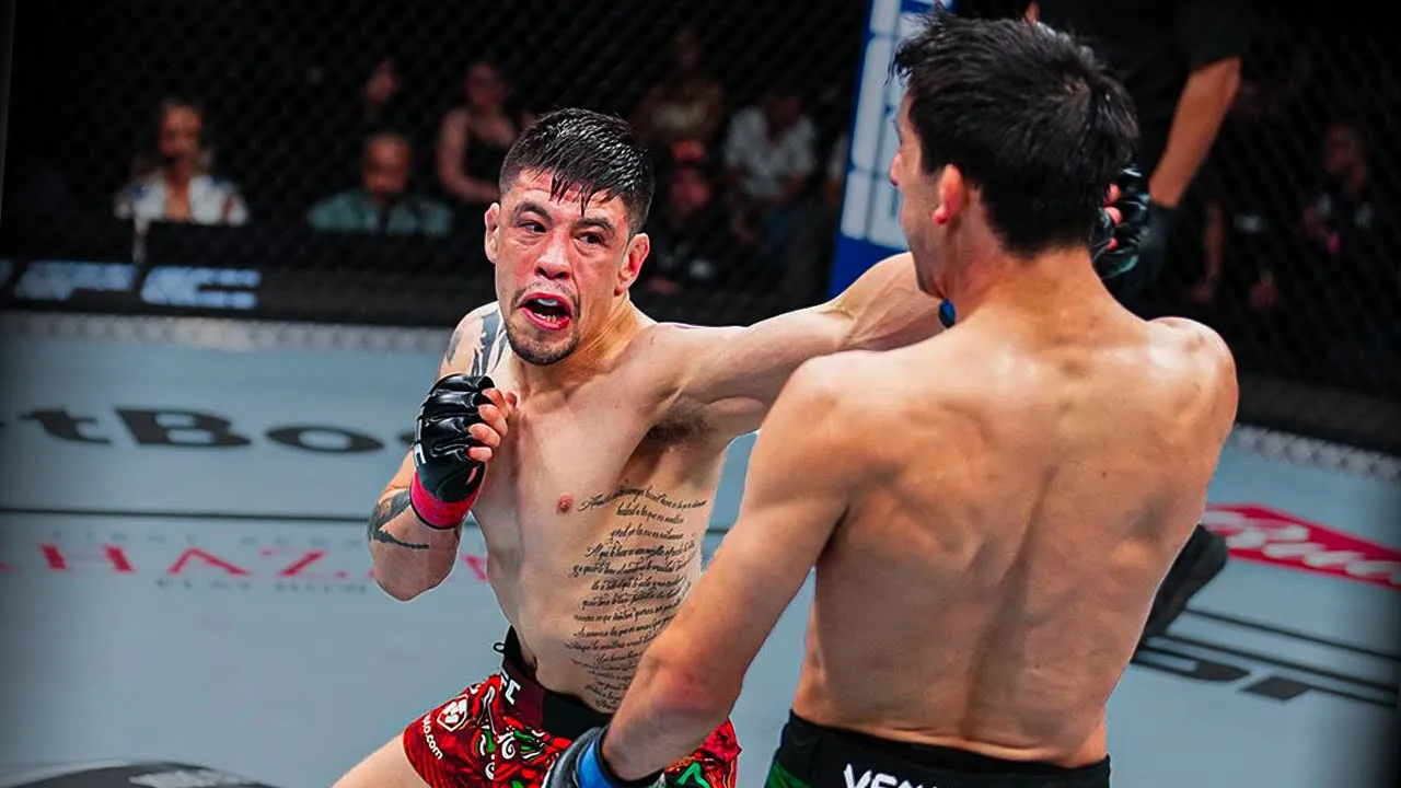 Resultados de Brandon Moreno vs Steve Erceg | UFC Mexico background
