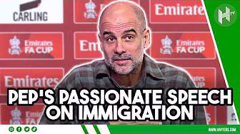 Pep's PASSIONATE speech in response to Sir Jim Ratcliffe's immigration comments | Pep Guardiola
