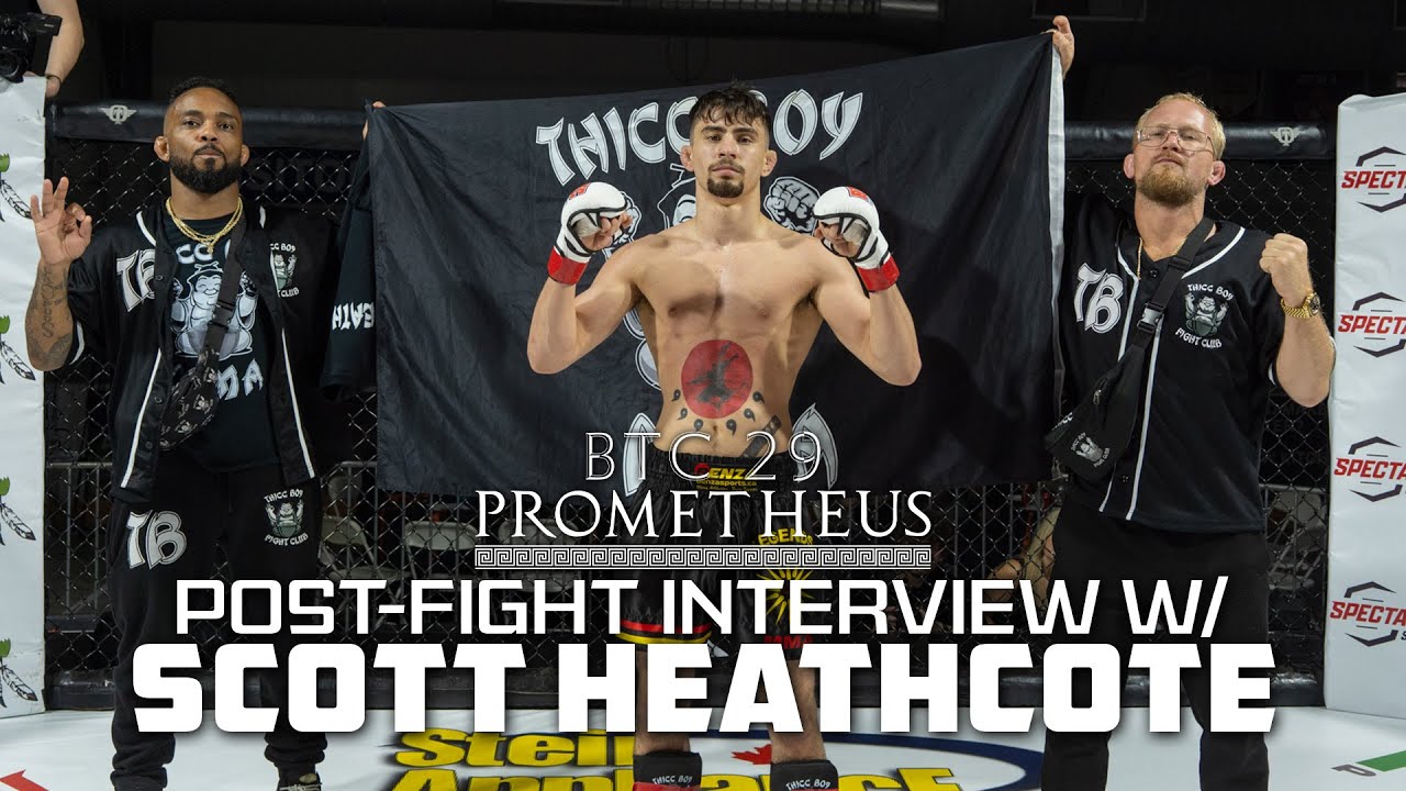 BTC 29 Post-Fight Interview #7: Scott Heathcote background