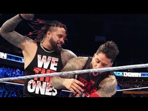 WWE 2023 Jimmy Uso Vs Jey Uso Match Smackdown