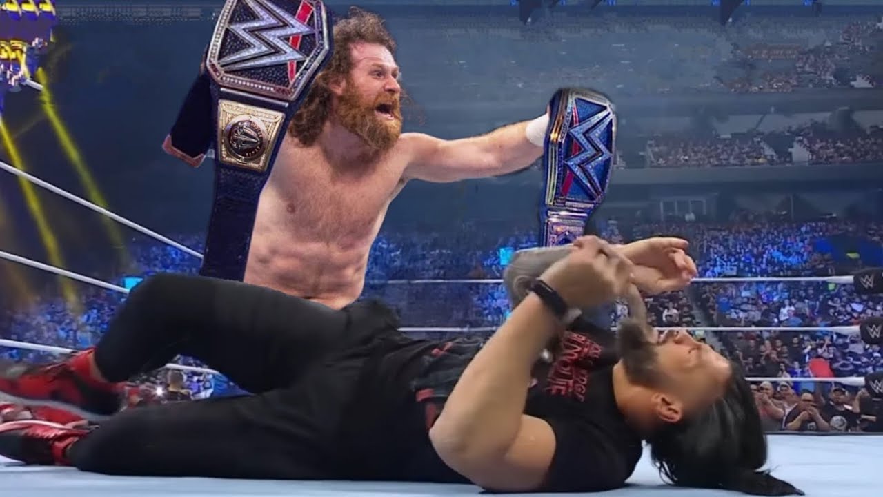 Sami Zayn Destroys Roman Reigns & The Bloodline For Undisputed Titles WWE Smackdown 2023 Highlights