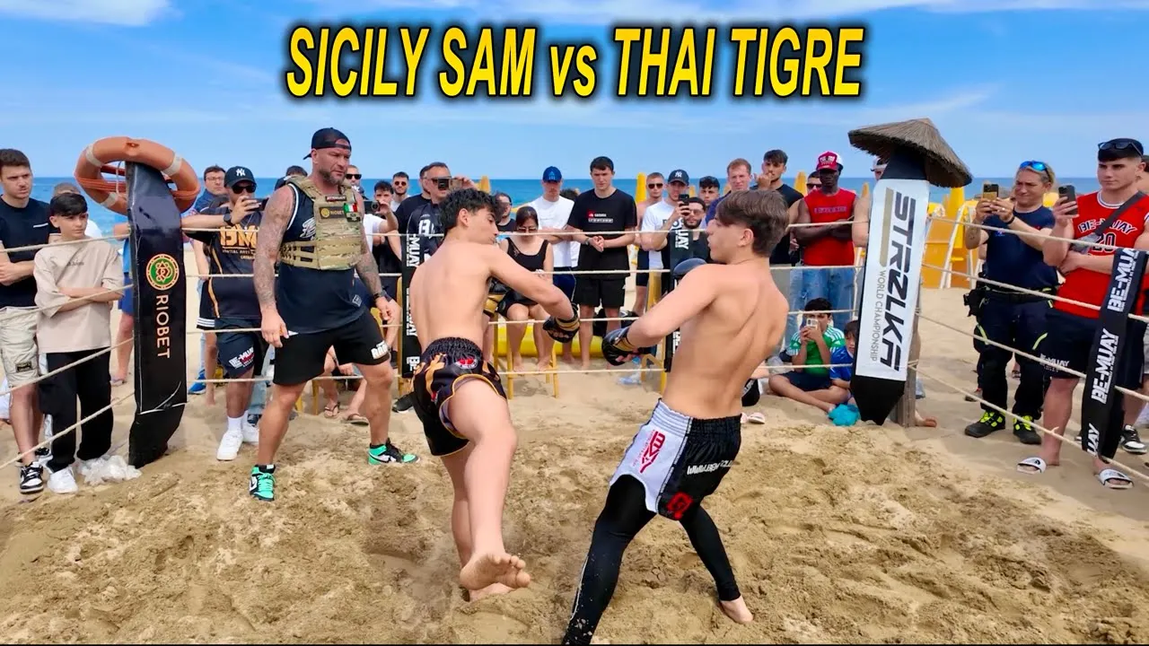 SICILY GODSON vs SIAM TIGERS !!! Young Thai Monsters Fight !