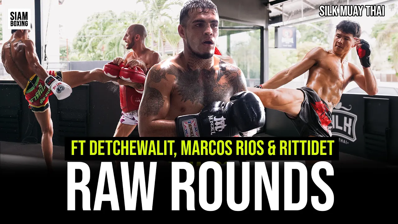 Raw Rounds ft Detchewalit, Marcos Rios & Rittidet | Siam Boxing background