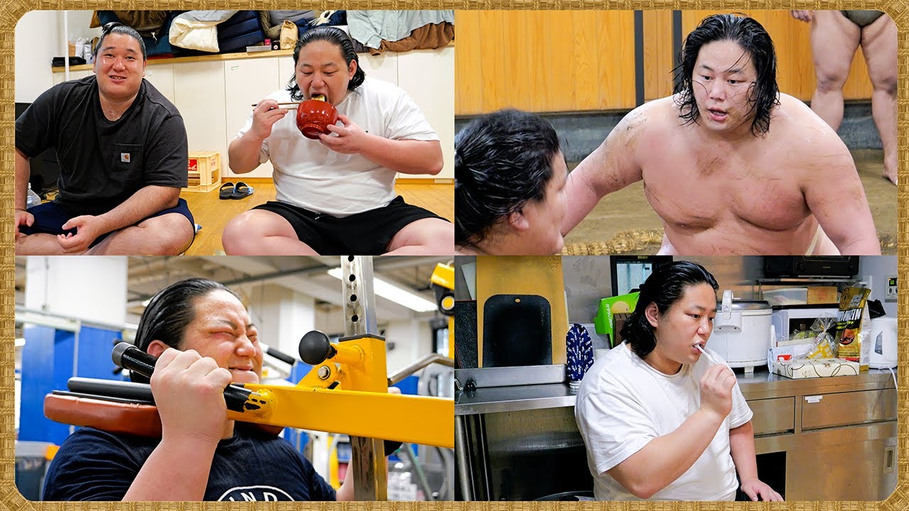 【関取のリアル】三田関の1日ルーティン🕕 / 朝稽古・ちゃんこ・パーソナルトレーニング・スキンケアまで完全公開