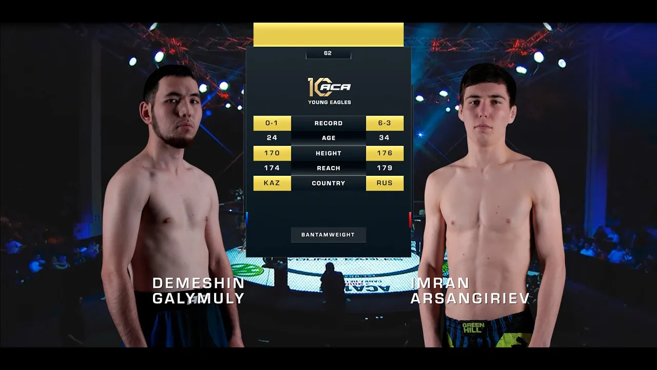 Демисин Мадияр vs. Имран Арсангириев | Demeshin Galymuly vs. Imran Arsangiriev | ACA YE 62