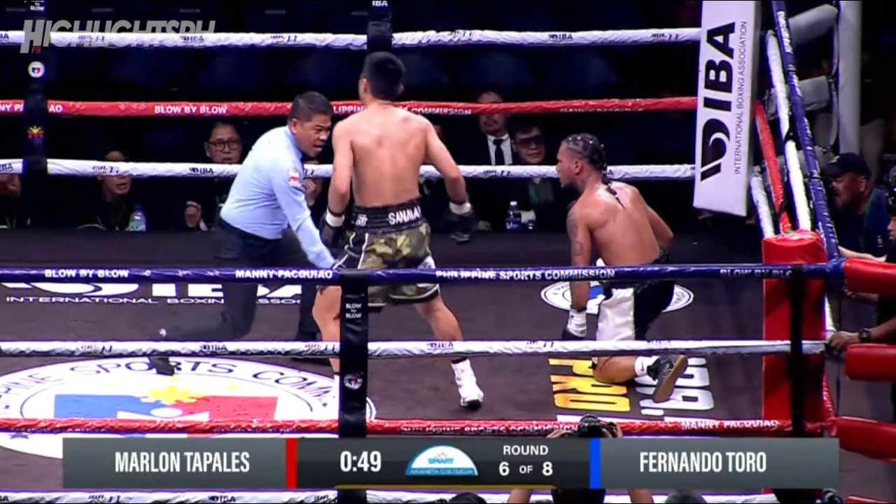 KNOCKOUT sa Bodyshot! MARLON TAPALES vs FERNANDO TORO | Thrilla in Manila | October 29, 2025