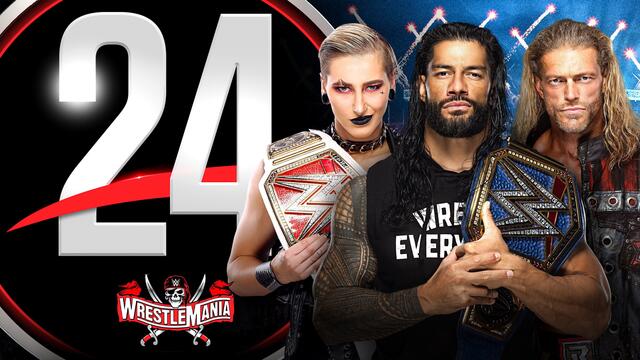 WWE 24: WrestleMania 37 streams this Saturday and Sunday background