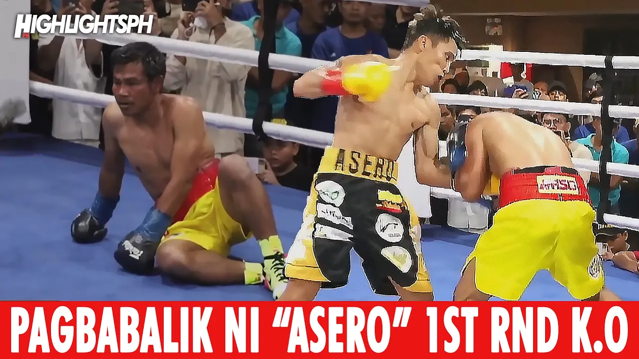 PAGBABALIK NI ASTROLABIO! 1ST ROUND KNOCKOUT - Vincent Astrolabio vs Prasitsak Phaprom background