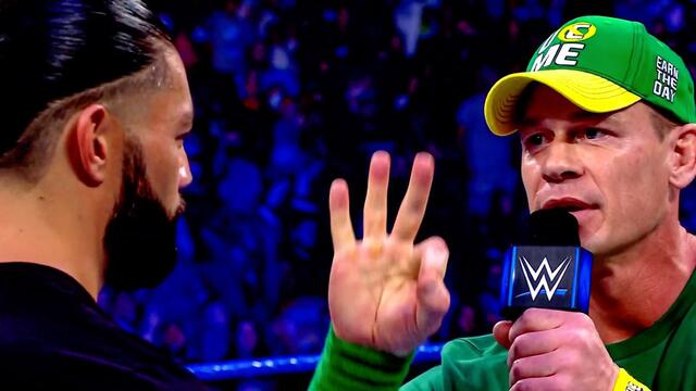 Roman Reigns and John Cena march toward SummerSlam this Friday background