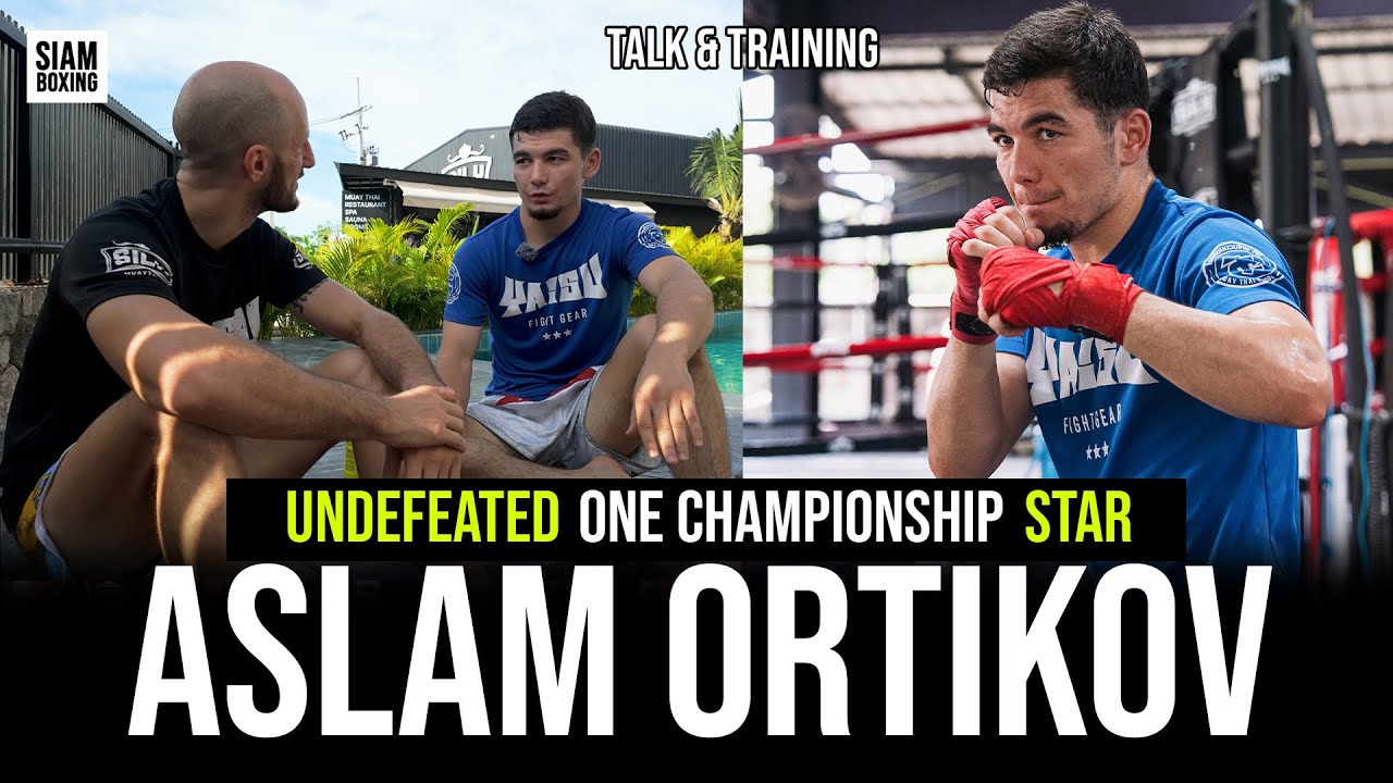 Aslam Ortikov - Undefeated ONE Championship Star | Talk & Training background