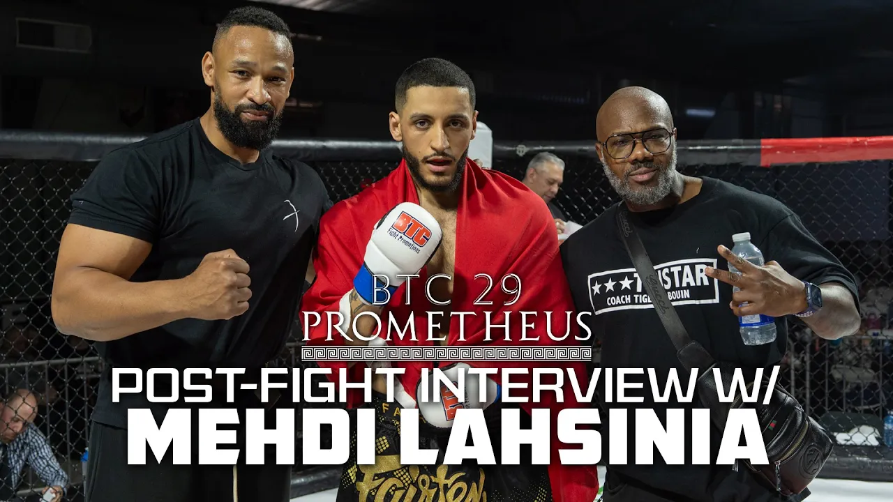 BTC 29 Post-Fight Interview #5: Mehdi Lahsinia