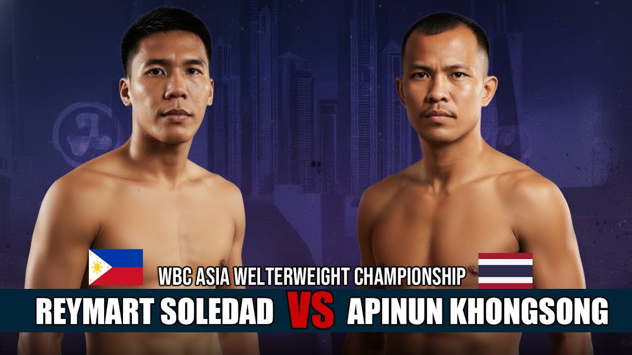Reymart Soledad vs Apinun Khongson - WBC Asia Continental Welterweight Championship