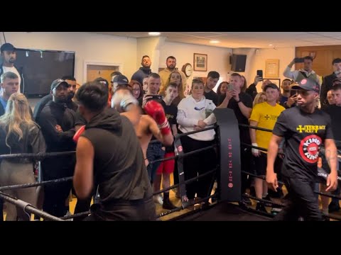 KILLER KO FINISH!! - MUAYTHAI Vs BOXING REMATCH | KOTR UK background