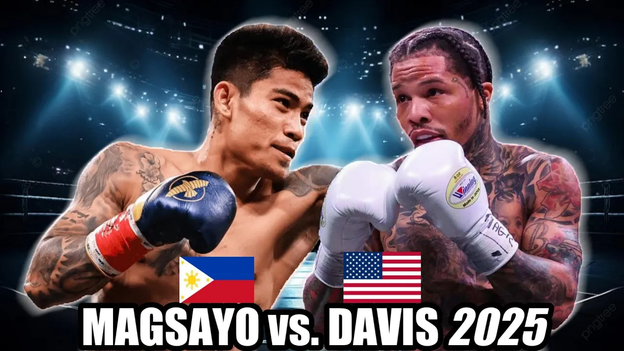 MAGSAYO vs DAVIS 2025 | 2X WORLD CHAMPION LUMAMBOT SA SUNTOK NI MAGSAYO! background