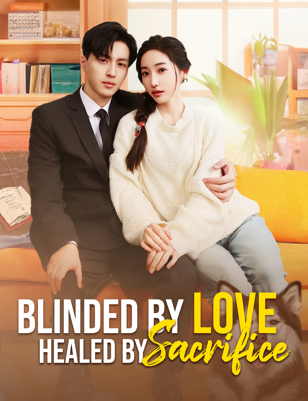 Blinded by Love, Healed by Sacrifice poster - similar to two sided world