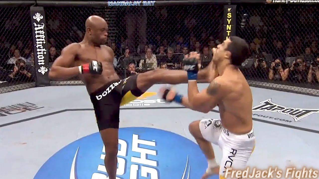 Anderson Silva vs Vitor Belfort Highlights (Legendary KNOCKOUT) #ufc