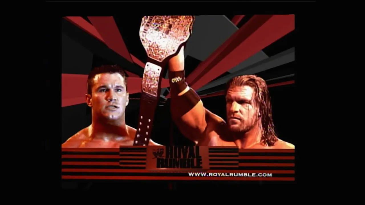 Story of Triple H vs. Randy Orton | Royal Rumble 2005 background