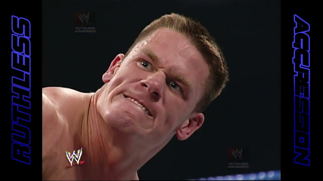 Finish of John Cena vs. Chris Benoit - #1 Contender Match | SmackDown! (2003)