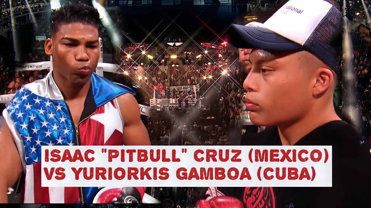 HAMMER PUNCH! ISAAC "PITBULL" CRUZ (MEXICO) VS YURIORKIS GAMBOA (CUBA)  #pitbullcruz 