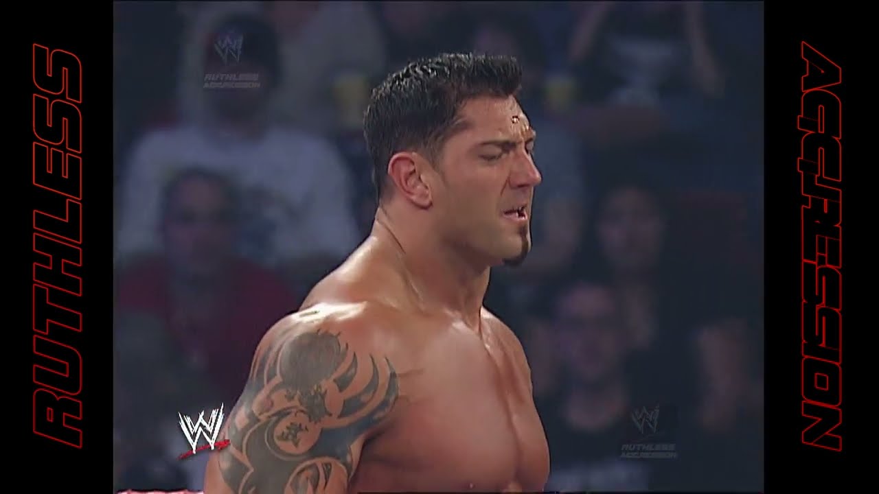 RVD vs. Kane vs. Batista vs. Chris Jericho - Over the Top Rope Challenge | WWE RAW (2003)