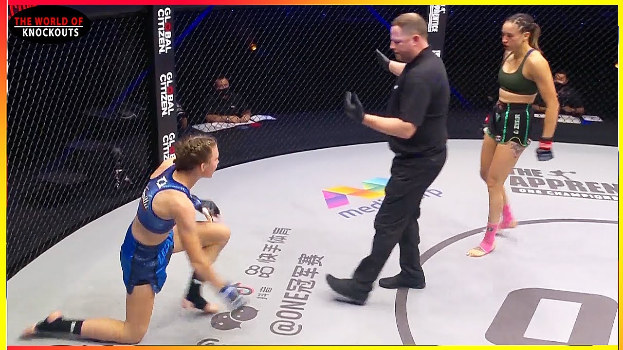 Smilla Sundell (Sweden) vs Diandra Martin (Australia) - KNOCKOUT, MUAY THAI