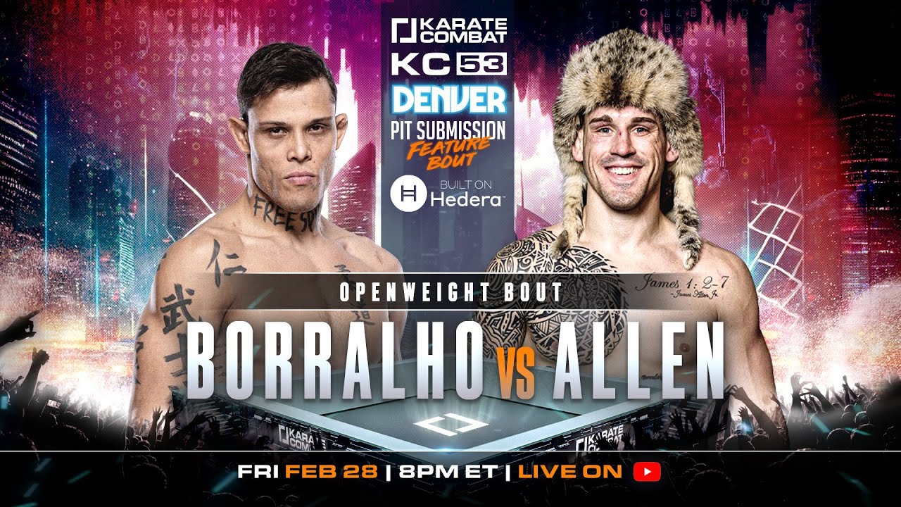 KARATE COMBAT 53 DENVER | LIVE | Weigh Ins background