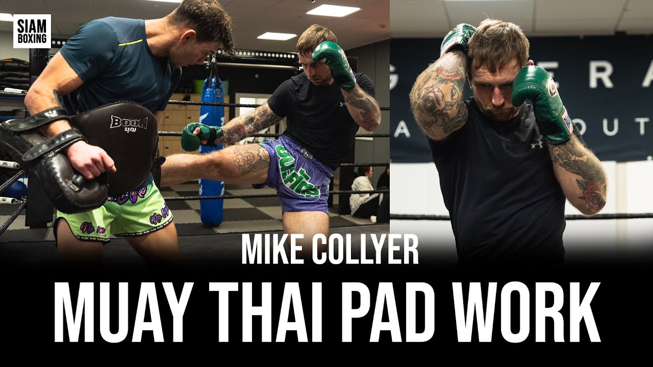 Raw Rounds: Mike Collyer - Muay Thai Pad Work background