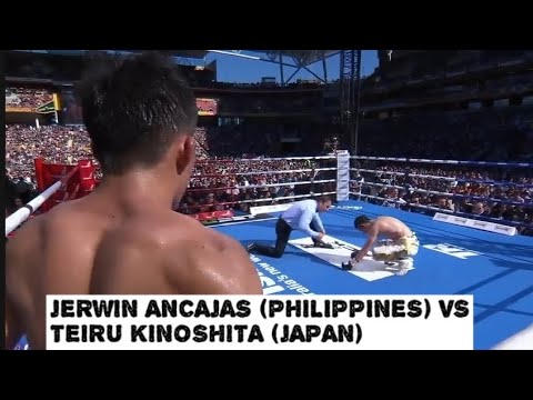 PERFECT RIGHT HOOKED! JERWIN ANCAJAS (PHILIPPINES) VS TEIRU KINOSHITA (JAPAN) TKO
