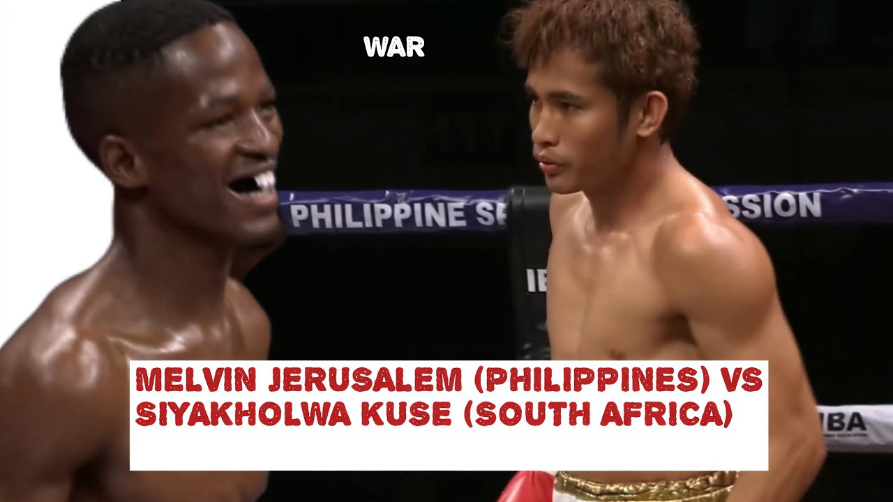 SOLID RIGHT HOOKED! MELVIN JERUSALEM (PHILIPPINES) VS SIYAKHOLWA KUSE (AFRICA) BOXING KNOCKOUT!
